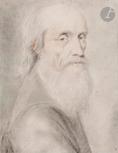 null Nicolas LAGNEAU (vers 1590 - 1666)
Portrait d'homme barbu de trois quarts
Pierre...