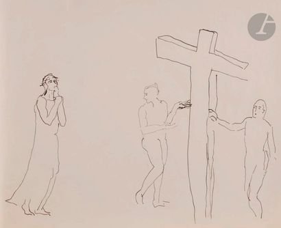 null Max JACOB (1876-1944)
Scènes bibliques
Ensemble de 27 dessins à l'encre dans...