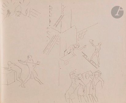 null Max JACOB (1876-1944)
Scènes bibliques
Ensemble de 27 dessins à l'encre dans...