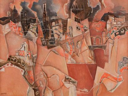 null Georges DAYEZ (1907-1991)Toledo, Na Sa de la Cabesa, 1968Oil on canvas. Signed...