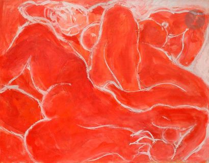 null Edouard PIGNON (1905-1993)
Les Deux nus rouges, vers 1975
Huile sur toile.
Signée,...
