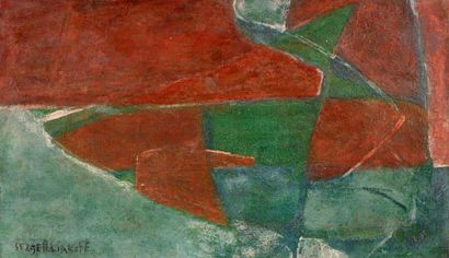 null Serge POLIAKOFF [russe] (1900-1969)
Composition, vers 1948
Huile sur toile.
Signée...