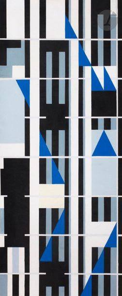 null Georges FOLMER (1895-1977)Composition, 1956Gouache. Signed and dated on the...