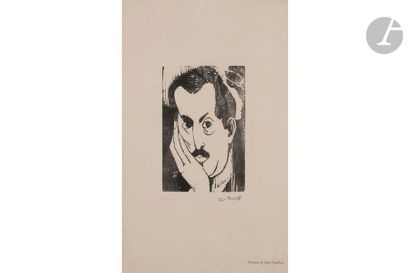 null CHANA ORLOFF (1888-1968) - COLLECTION JEAN PAULHANPortrait
 de jean Paulhan,...