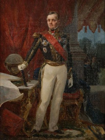 null Jules RIGO (1810 - 1892)
Portrait de l’amiral Romain Desfossés
Toile.
35 x 27 cm

Provenance :
Vente...