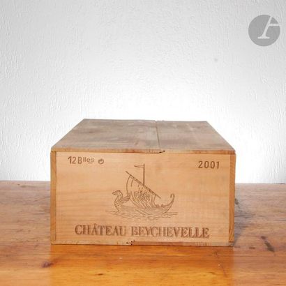 null 12 B CHÂTEAU BEYCHEVELLE (Original Wooden Case), CCG4 Saint-Julien, 2001