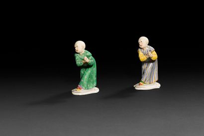 null Nymphenbourg

Deux statuettes en porcelaine représentant un Chinois penché en...