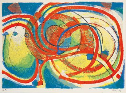 Gustav Bolin (suédois, 1920-1999) [Compositions]. 1972-1974. Lithographie. Chaque...
