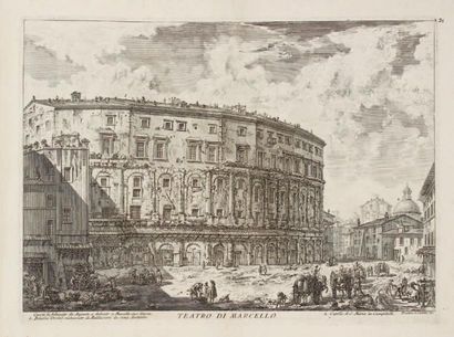 Giambattista Piranesi (1720-1778) Teatro di Marcello. 1757. Eau-forte. 550 x 407....