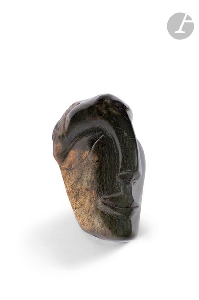 null ACHIAM (1916-2005)
Tendresse, 1992
Sculpture en serpentine - Taille diecte.
Non...