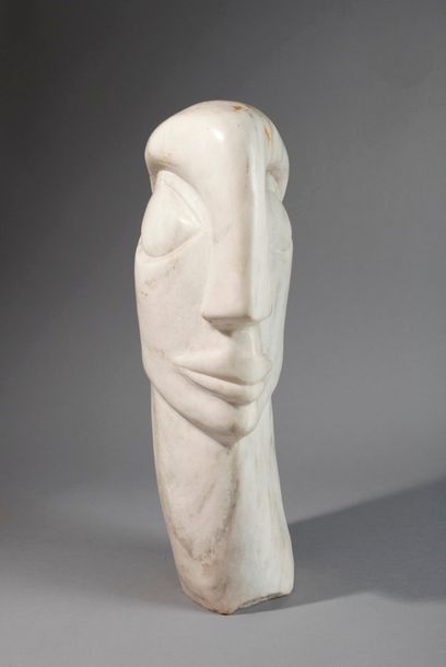 null ACHIAM (1916-2005)
Illuminé, 2001
Sculpture en marbre de Maurienne - Taille...