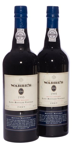 null 2 B PORTO LBV (quelques marques étiquettes), Warre's, 1995