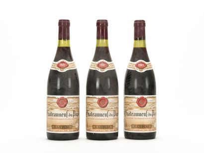 null 3 B CHÂTEAUNEUF DU PAPE Rouge, Guigal, 1981