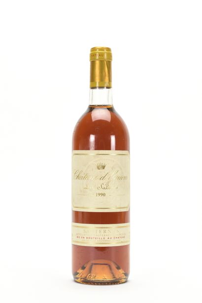 null 
1 B CHÂTEAU D'YQUEM (B.G ; e.l.s.), C1 Supérieur Sauternes, 1990



TVA récupérable...