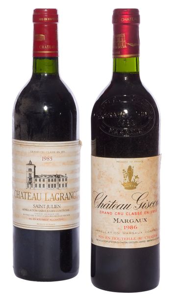 null 1 B CHÂTEAU GISCOURS (e.t.h.), GCC3 Margaux, 1986
1 B CHÂTEAU LAGRANGE (e.t.h.),...