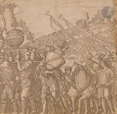 null Andrea Andreani (c. 1558/59-1629)

Le Triomphe de Jules César. 1518. Frise composée...