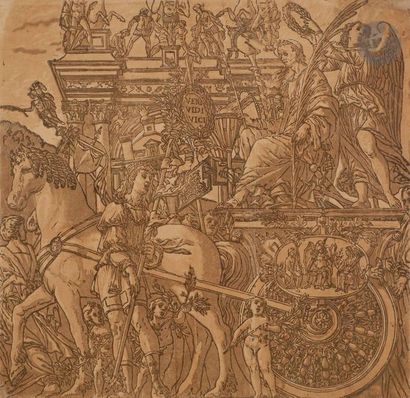 null Andrea Andreani (c. 1558/59-1629)

Le Triomphe de Jules César. 1518. Frise composée...