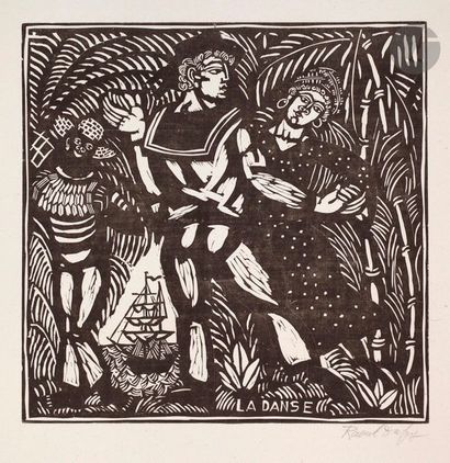 null Raoul Dufy (1877-1953) 

La Danse. 1910-1911. Bois gravé. 315 x 312. Pernoud,...