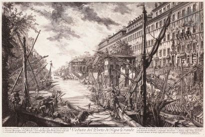 null Giambattista Piranesi (1720-1778)

Veduta del Porto di Ripa Grande. 1753. Eau-forte...
