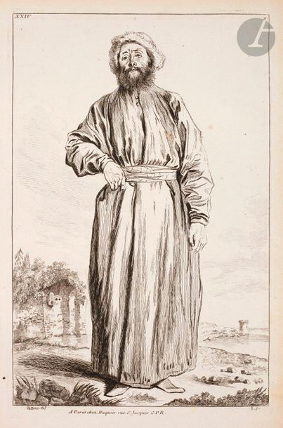 null Jean-Antoine Watteau (1684-1721) (d’après)

Persan de profil ; Homme en costume...