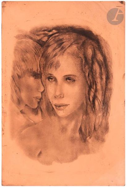 null Mariette Lydis (1887-1970) 

Deux têtes de femmes. (L’une des 20 illustrations...