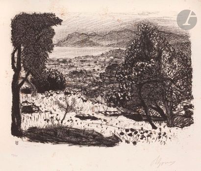 null Pierre Bonnard (1867-1947) 

Paysage du Midi. 1923-1925. Lithographie. 290 x 215....