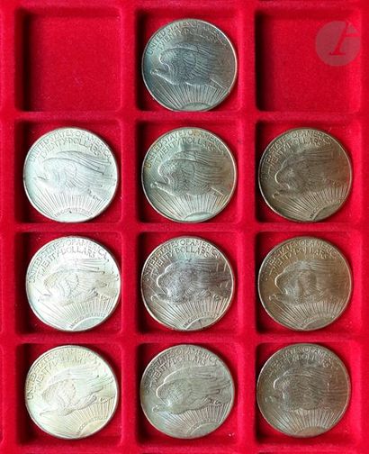 null 10 pièces de 20 Dollars en or. Type Saint Gaudens

1908 (3) - 1909 S - 1924...