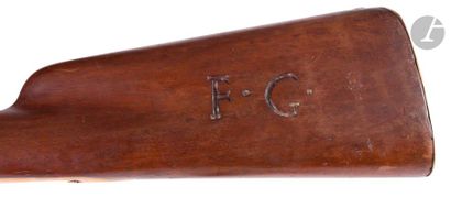 null Marine flintlock rifle type 1779-1786, Colonial model. Round barrel, with thunder...