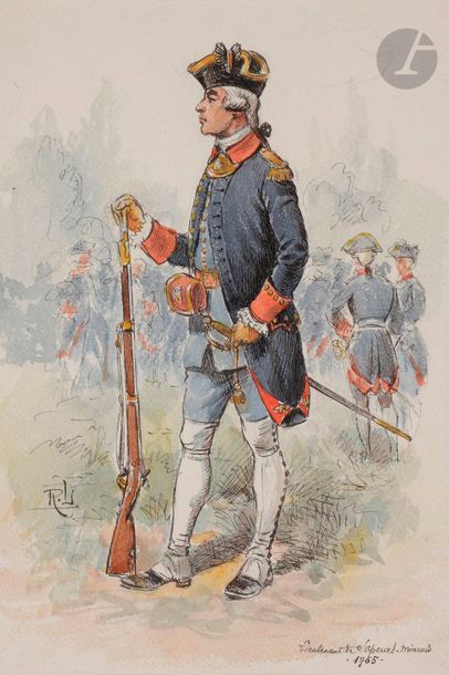 null René Louis CHRETIEN (1867-1942)

- Artillerie 1765-1767. Canonnier mineur

-...