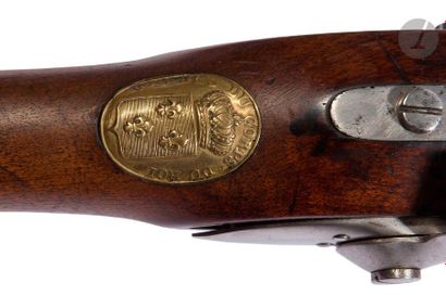 null King's bodyguard flintlock rifle, 2nd model, 1816.

Round barrel, with thundering...