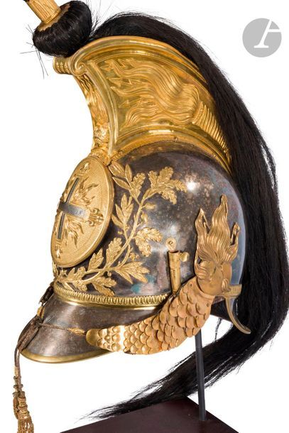 null Musketeer's mane helmet of the 1st company, called "Grey Musketeers", model...