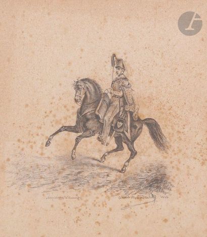 null Alexis MAESTRATI, école du XIXe siècle.

Capitaine de hussard à cheval

Fin...