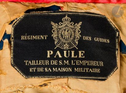 null Uniforme de Cent-garde d'enfant ayant appartenu au Prince impérial, fils de...