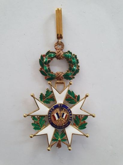 null FRANCE 
ORDRE DE LA LÉGION D’HONNEUR, institué en 1802. 
Étoile de commandeur...