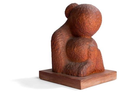 null Itzhak OFER (1910-1998)
Femme à l'enfant
Bois sculpté.
Monogrammé sur le socle.
36...