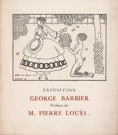 Jean-Émile Laboureur (collection de) Exposition George Barbier, préface de Pierre...