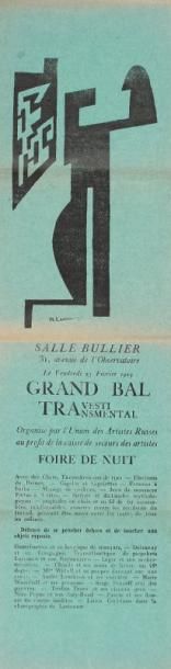 Jean-Émile Laboureur (collection de) Grand Bal Travesti/transmental organisé par...
