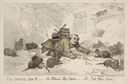 Thomas Rowlandson (1756-1827) The Apostate Jack R[obinson] the Political Rat Catcher...