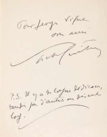 Sacha GUITRY Deburau, comédie en vers libres (Eugène Fasquelle, 1918). In-8, broché,...