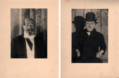 Lucien WALÉRY (1863-1935) 2 Photographies, [1924]. Tirages argentiques d'époque,...