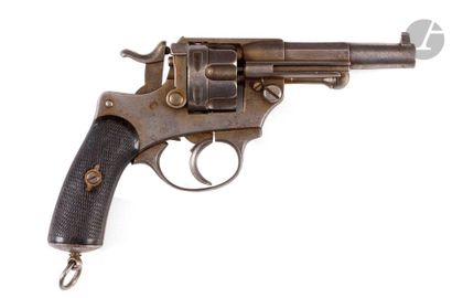 null Revolver à percussion centrale 1874 civil, six coups, calibre 11 mm 73. 
Canon...