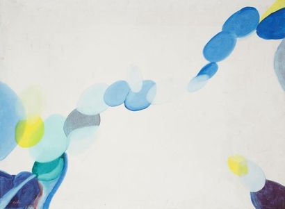 Alice BABER (1928-1982) Lavender Haiku, 1970 Huile sur toile. Signée en bas à gauche....