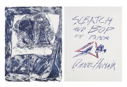 Daniel HUMAIR Scratch and Bop on Paper, 1993. Lithographies. Album numéroté 14/100...