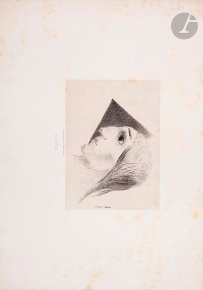 null Odilon Redon (1840-1916) 

A Edgar Poe. 1882. Suite complète de 6 pl. sous chemise...