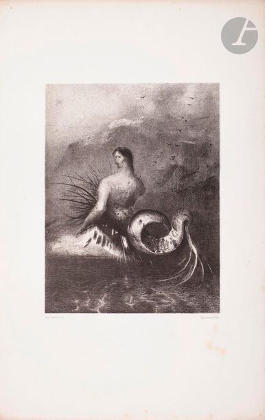 null Odilon Redon (1840-1916) 

Les Origines. 1883. Suite complète de 8 pl. sous...