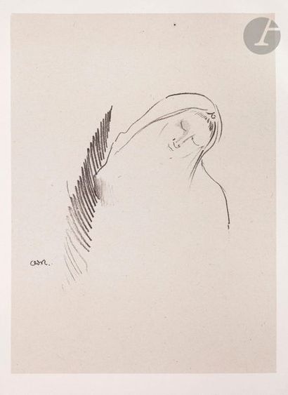 null Odilon Redon (1840-1916) 

Le Sommeil. 1898. Lithographie. 124 x 130. Mellerio...