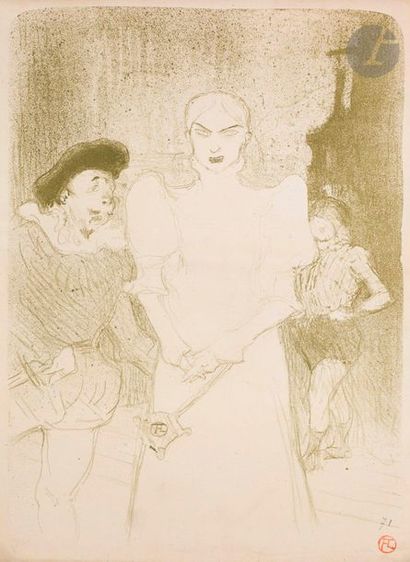 null Henri de Toulouse-Lautrec (1864-1901) 

À l’Opéra : Madame Caron dans Faust....