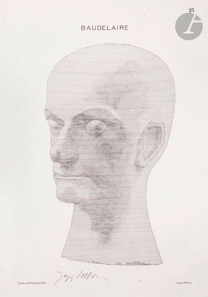 null Jacques Villon (Gaston Duchamp, dit) (1875-1963) 

Baudelaire (sans le socle)....