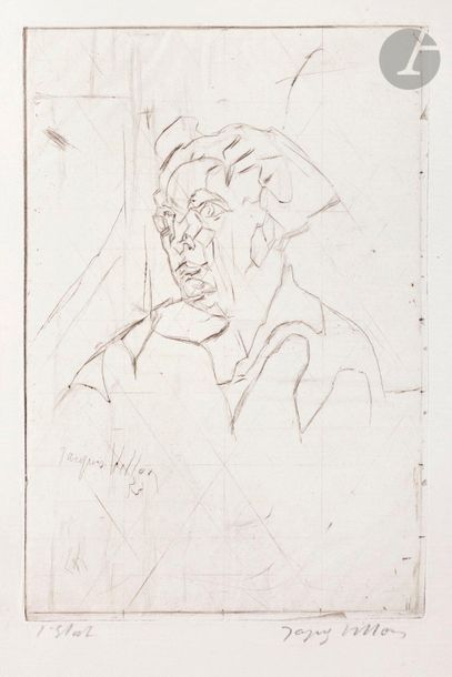 null Jacques Villon (Gaston Duchamp, dit) (1875-1963) 

Mélancolie. 1933. Pointe...