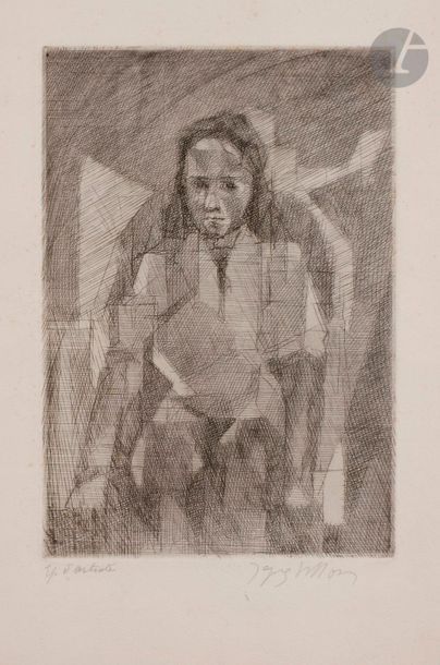 null Jacques Villon (Gaston Duchamp, dit) (1875-1963) 

La Petite mendiante. 1935....